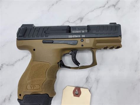 HECKLER AND KOCH HK VP9SK FLAT DARK EARTH 9MM 3 39 INCH 13 ROUNDS