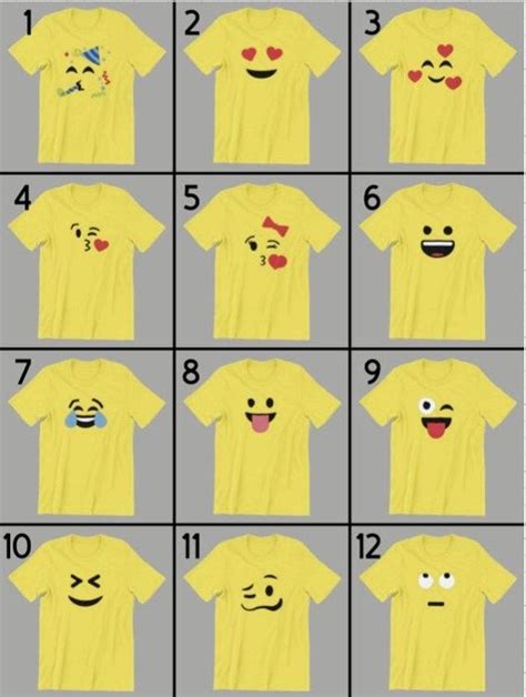 Emoji Shirt Emoji Birthday T Shirts Smiley Face Emoji Halloween Costume