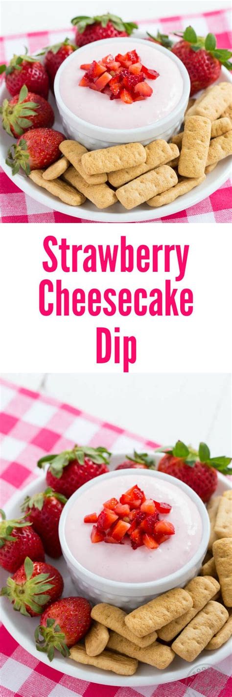 Strawberry Cheesecake Dip Spoonful Of Flavor