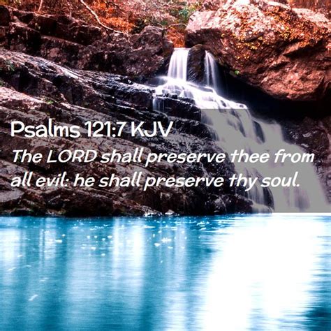 Psalms 121 7 KJV Bible Verse Images