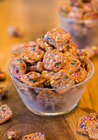 Peanut Butter Nutella Pretzel And Peanut Snack Mix Averie Cooks