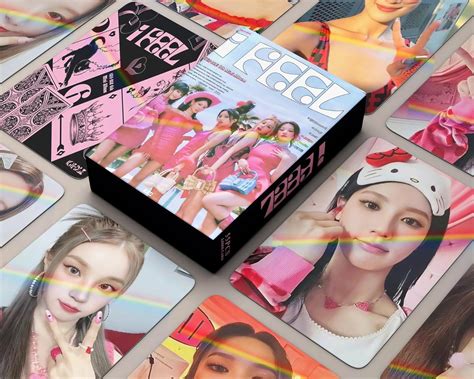 Amazon Funwaretech G I Dle Queencard Laser Photocards Set Pcs