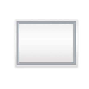 Modern 36 In W X 24 In H Large Lighted Rectangular Frameless Wall