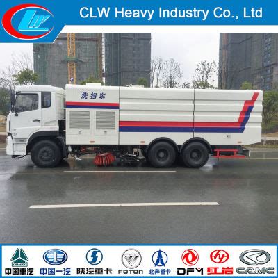 Dongfeng 4X2 Rhd Sanitation Road Sweeper Truck Road High Pressure