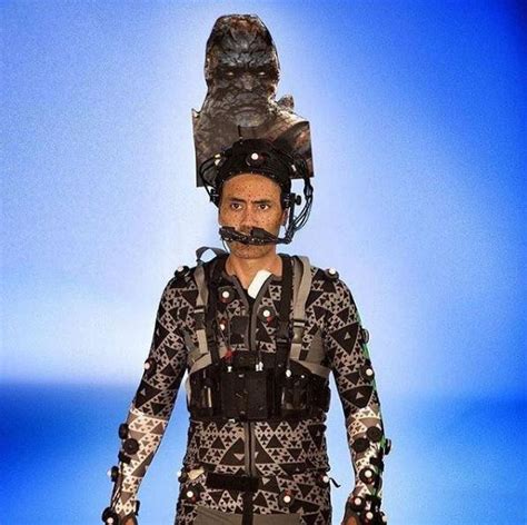 Taika Waititi motion capturing as Korg : marvelstudios