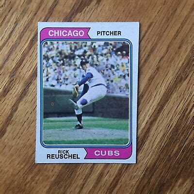 1974 Topps 136 Rick Reuschel Chicago Cubs EBay