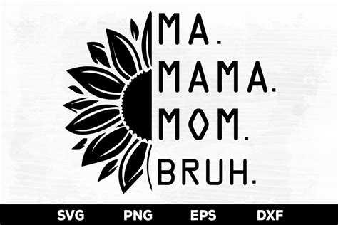 Ma Mama Mammy Mom Bruh Svg Design Graphic By Craftaart · Creative Fabrica