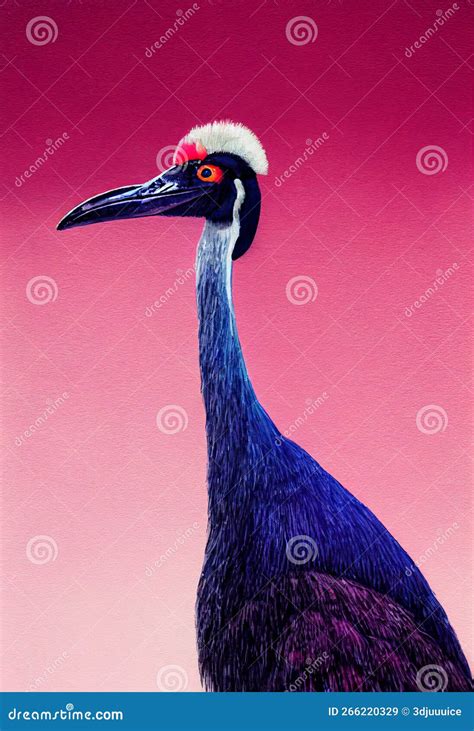 Portrait Of Southern Cassowary Casuarius Casuarius In Australian Big Forest Papua New Guinea