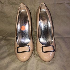 Delicious Shoes Nude High Heel With Cute Buckle Poshmark