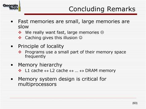 Memory Hierarchy Lecture Notes From Mkp H H Lee And S Yalamanchili