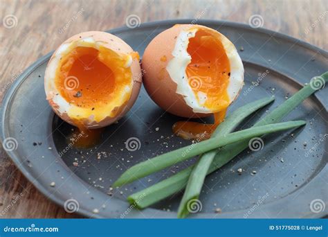 Soft Boiled Eggs Stock Photo Image Of Shell Snack 51775028