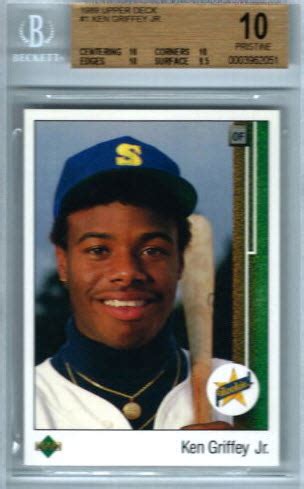 1989 Upper Deck Ken Griffey Jr. BGS 10