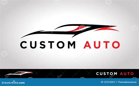 Custom Auto Sports Car Logo Stock Vector Illustration Of Gotham