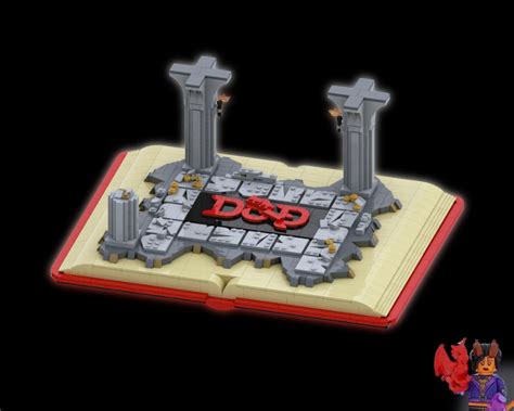 Lego Moc Dungeons And Dragons Cmf Minifigures Display Stand By Freddiebricks Mocs Rebrickable