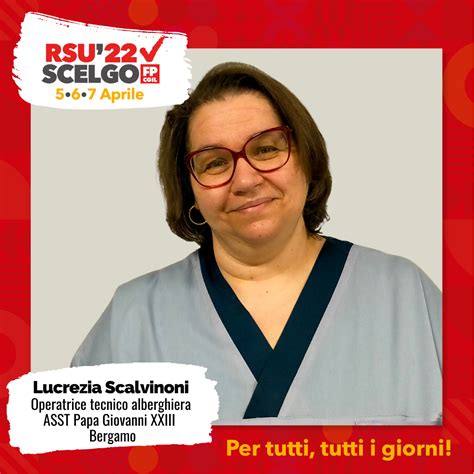 Rsu 2022 Mi Candido Con Fp Cgil Lucrezia Scalvinoni Operatrice