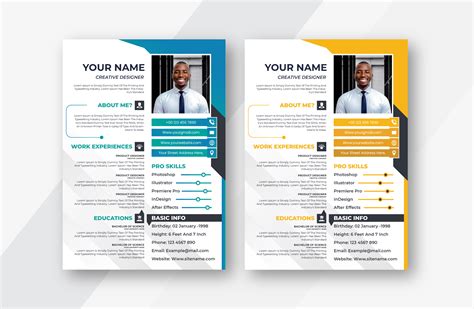 Freebie Graphic Designer Resume Template Free PSD On, 52% OFF