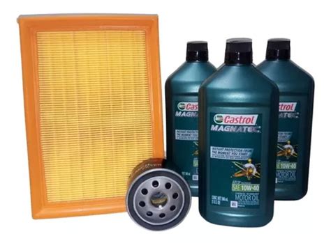 Kit Cambio Aceite Rn Kwid 10w40 Castrol Magnatec 2 Filtros Envío gratis