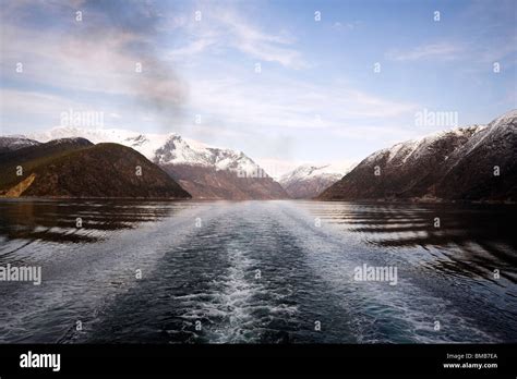 Snow capped mountains, Norwegian fjords, Norway, Scandinavia, Europe Stock Photo - Alamy