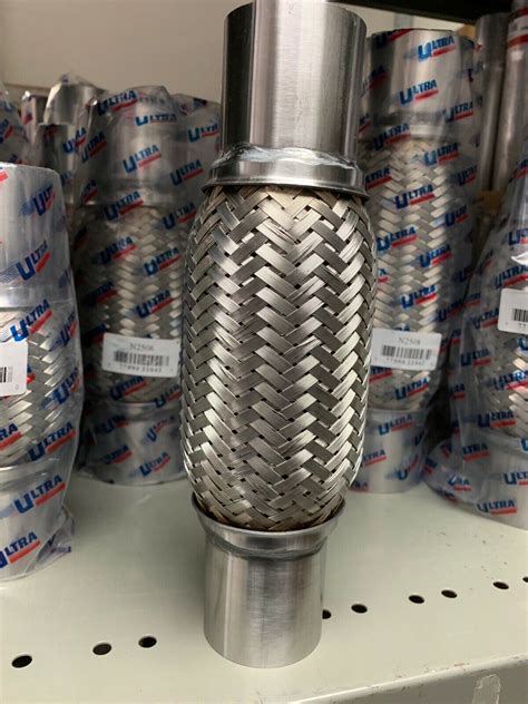 Exhaust Flex Pipe Stainless Steel Double Braid X X Ebay