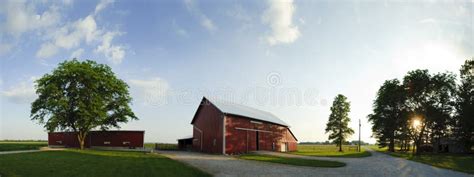 Farm Panorama Stock Image Image Of Ranch Sunset Landscape 11321945