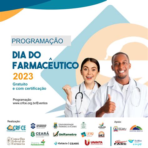 Programação do Dia do Farmacêutico 2023 CRF CE