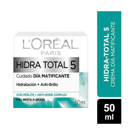 Loreal Paris Crema De D A Hidratante Matificante Hidra Total Ml