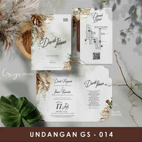 Jual Blangko Undangan Griya Silver Gs Free File Setting