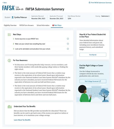 What You Need To Know About the FAFSA Submission Summary – Federal ...