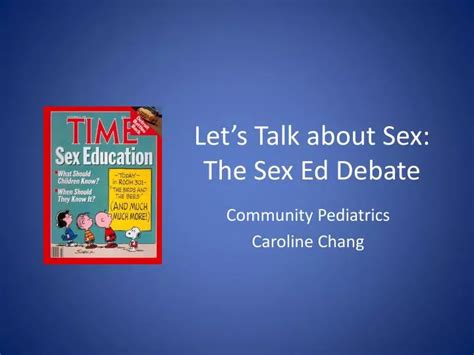 Ppt Lets Talk About Sex The Sex Ed Debate Powerpoint Presentation