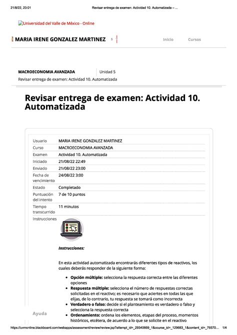 Automatizada Macro Avanzada Macroeconomía Studocu