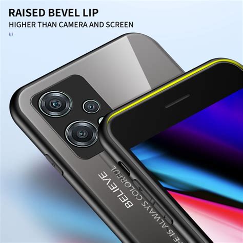 OnePlus Nord CE 2 Lite 5G Tempered Glass Hard PC Soft TPU Skal Svart