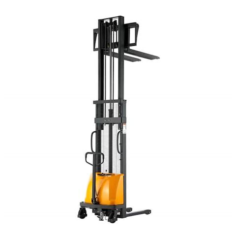 APOLLOLIFT 3300 Lbs Fixed Legs Semi Electric Stacker 118 In Lift