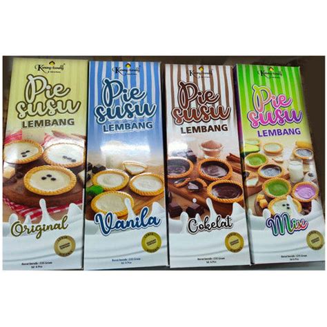 Pie Susu Khas Lembang Rasa MIX COKLAT ORIGINAL Isi 6 Pcs Lazada