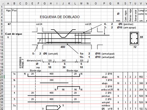 Planillas De Calculo Xls Ingenieria Cad