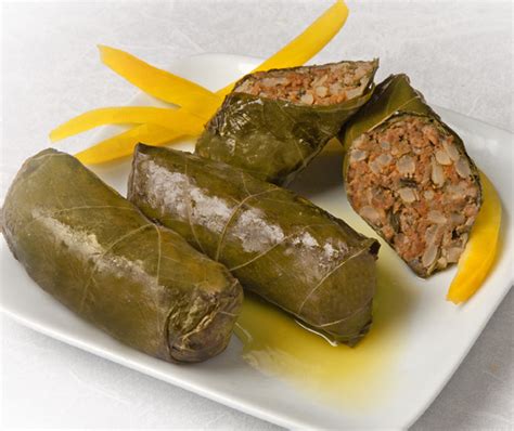 | Dolmades/Stuffed Grapevine Leaves Meatless 2/60 pc trays 120 ...