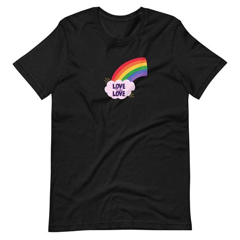 Love Is Love Gay Pride Rainbow T Shirt The Drag Queen Store