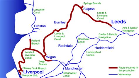 Leeds Liverpool Canal Dvds Waterway Routes