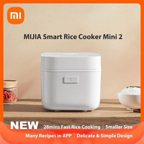 New Xiaomi Mijia Smart Rice Cooker Mini 2 15l Electric Cooking Pot Utensils Multicooker