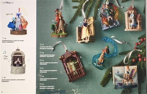 2021 Disney Sketchbook Ornament Catalog Sketchbook Ornaments