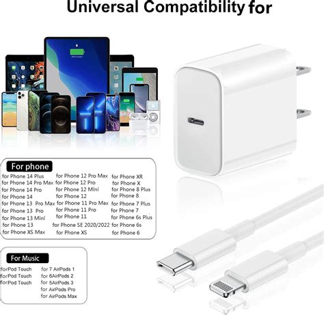 Cargador R Pido Para Iphone Certificado Mfi W Usb C Power Delivery