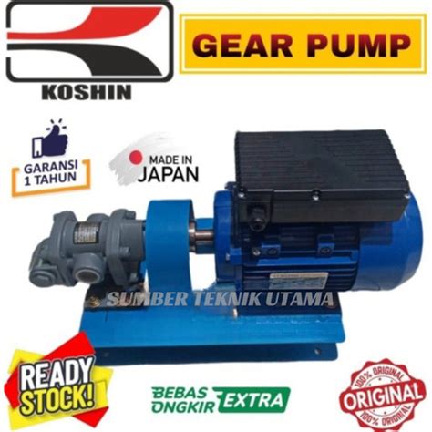 Jual Gear Pump Koshin Gl Lpm Motor Hp V Phase Original