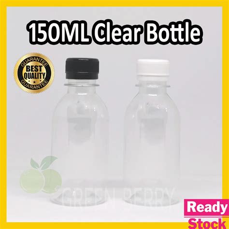 Ml Pet Plastic Bottle Botol Plastik Ml Round Bottle Shopee