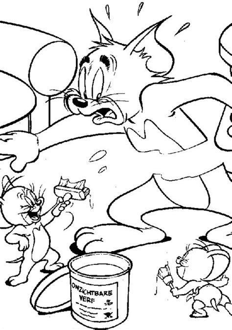 Dibujo De Tom Y Jerry Para Colorear Y Pintar 20403