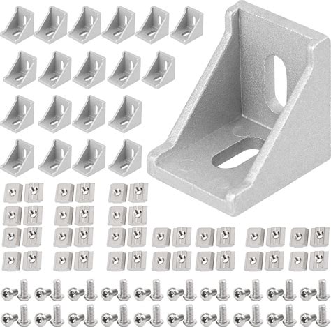 10pcs 3030 Profile Corner Bracket Aluminum Alloy Corner Bracket L Shape Right Angle