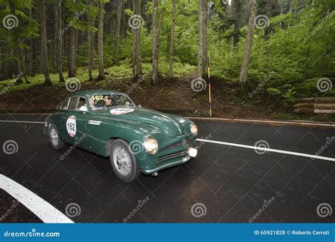 Stanguellini Hardtop Ala D Oro On An Old Racing Car In Rally