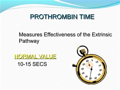 Bleeding Timeclotting Time Pt And Ptt Ppt