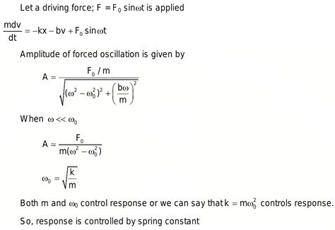 A light damped oscillator with the frequency ω is set in motion by