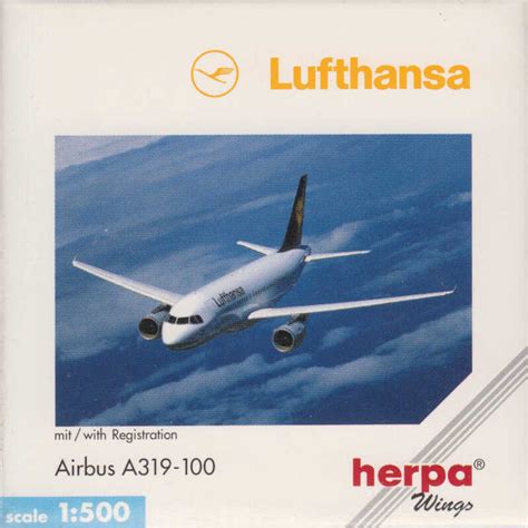 Airbus A319 100 Lufthansa D AILC Herpa 516532 1 500 MW Moba