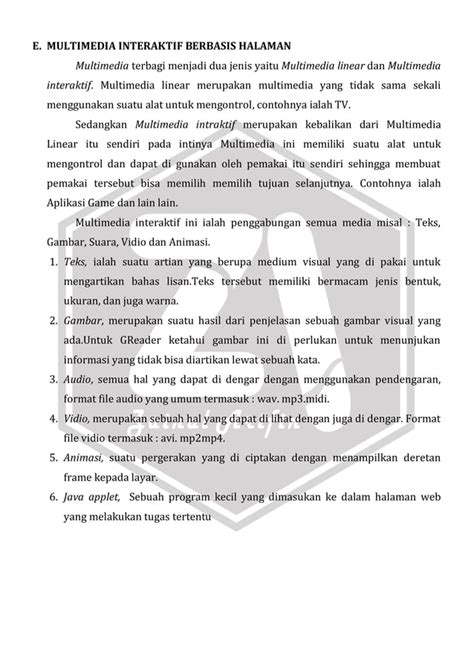 Memahami Perancangan Alur Multimedia Interaktif Berbasis Halaman Web