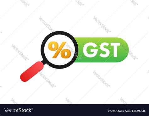 Good And Services Tax Gst Indirect Royalty Free Vector Image